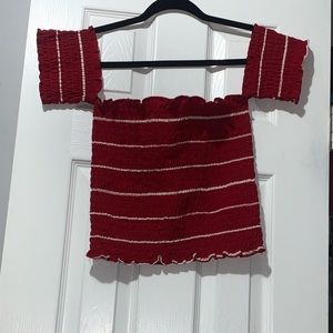 Off the shoulder shirt